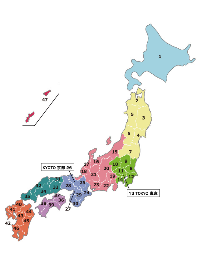 都道府県マップ